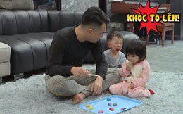 Khắc Việt được khán giả đồng cảm khi chăm con khóc, mè nheo