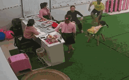 CLIP: Bị "tố" đánh học sinh, nhà trường đưa ra clip "tố" phụ huynh hành hung giáo viên
