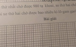 Bài toán lớp 1 "cho khoai, bắt tính gạo" tưởng dễ ăn nhưng khi phân tích lại siêu khó