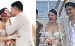 Toàn cảnh đám cưới của Minh Hằng: Chú rể lộ diện, vợ chồng son hôn nhau ngọt ngào
