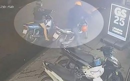 TP.HCM: Đôi nam nữ dùng đoản bẻ khóa, trộm xe máy trước cửa hàng tiện lợi