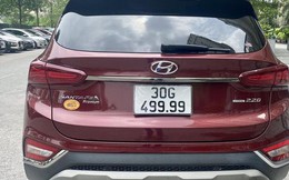 Bán Hyundai Santa Fe giá 1,5 tỷ, chủ xe cho biết tiền biển tứ quý hết khoảng 700 triệu