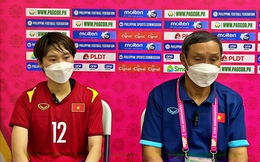 ĐT nữ Việt Nam vào bán kết AFF Cup 2022, HLV Mai Đức Chung cảm ơn "Ông Trời"