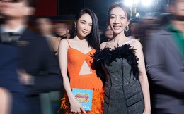 Thu Trang đọ sắc cùng Nhã Phương tại sự kiện