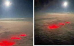 Phi công ghi cảnh cả vùng mây đỏ rực: Lời giải thích đơn giản