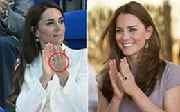 Công nương Kate gây thắc mắc khi không đeo nhẫn đính hôn, vốn là nhẫn cũ của mẹ chồng