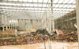 Sập tường khu công nghiệp ở Bình Định, 9 người thương vong