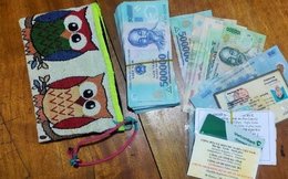 Vay tiền đi chữa bệnh không may đánh rơi, người phụ nữ nghèo được trả lại
