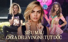 “Thiên thần Victoria's Secret” Cara Delevingne: Hình ảnh xuống dốc ngỡ ngàng