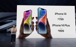 iPhone 14 và iPhone 14 Plus: Thiết kế không đổi, camera selfie tự động lấy nét, chip A15
