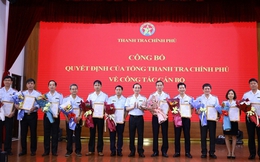 Thanh tra Chính phủ luân chuyển, điều động, bổ nhiệm 19 cán bộ