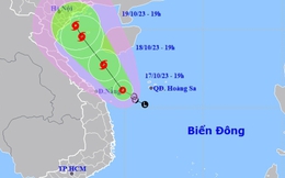 Áp thấp nhiệt đới tiến sát vùng biển miền Trung, Đông Bắc Bộ sắp hứng mưa lớn