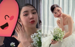 Quỳnh Kool đăng ảnh cưới nhưng giấu mặt chú rể