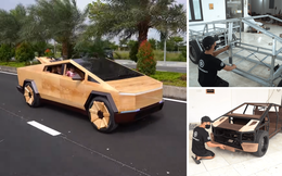 Thợ Việt chế xe Tesla bằng gỗ, báo Tây xem rồi xuýt xoa: Làm tốt hơn cả Elon Musk