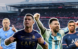 Số bàn thắng của dàn sao bóng đá ở mùa giải 2023/24: Ronaldo vượt trội Messi, Haaland