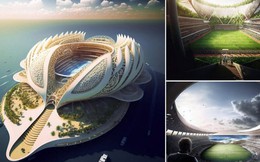 Công trình không tưởng có thể xuất hiện tại World Cup 2026: SVĐ nổi xây dựng bằng vật liệu tái chế, di chuyển hoàn toàn bằng năng lượng tái tạo