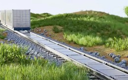 Pin mặt trời tháo lắp được trên đường sắt
