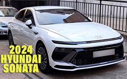 Bất cẩn đỗ nơi công cộng, Hyundai Sonata 2024 lộ diện không che chắn: Thiết kế cực đẹp, màn hình giải trí siêu lớn, gây khó dễ Camry và K5
