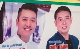Đang ở Mỹ, Tuấn Hưng lại được quảng cáo biểu diễn tại một hội chợ ở Hải Dương