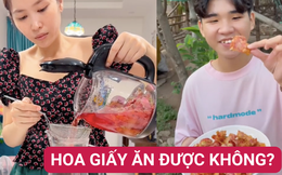 Hết mãng cầu xiêm hay măng cụt non bị “săn lùng”, nay lại nổi lên loạt món từ hoa giấy và liệu hoa giấy có ăn được hay không?