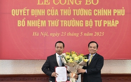 Công bố quyết định bổ nhiệm Thứ trưởng Bộ Tư pháp