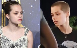 Con gái Angelina Jolie cạo đầu đinh ở tuổi 17