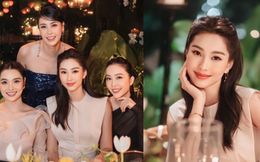 Đặng Thu Thảo nổi bật giữa dàn mỹ nhân trong lần hiếm hoi dự tiệc