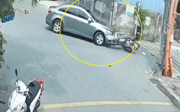 Camera vụ tài xế ô tô tông trực diện vào đôi nam nữ, nghi do ghen tuông