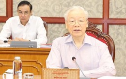 Tổng Bí thư Nguyễn Phú Trọng chủ trì cuộc họp Bộ Chính trị, Ban Bí thư