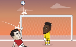 Biếm họa 24h: Andre Onana "hết hồn" vì Harry Maguire