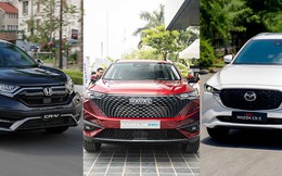 So sánh 3 mẫu crossover hạng C tại Việt Nam: Haval H6, Honda CR-V và Mazda CX-5