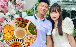 Phan Văn Đức nịnh vợ cực khéo, chấm 10 điểm cho bữa cơm mà Võ Nhật Linh vào bếp