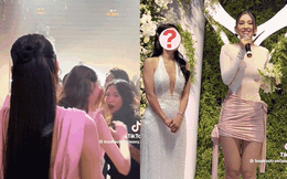 Hoa hậu Tiểu Vy nhanh như chớp giật được hoa của Phương Anh, ai dè truyền cho 1 cặp đôi sắp cưới?