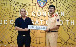 Chủ nhân biển số 99A-666.66: 'Nóc nhà' đồng ý mới dám mạnh tay chốt 4,27 tỷ đồng