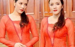 10 tà áo dài hở bỏng mắt của sao Việt