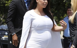 Kim 'siêu vòng 3' hành hạ đôi chân khi mang bầu