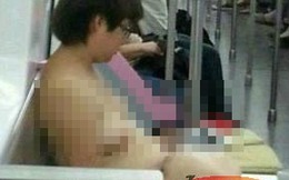 Thiếu nữ khỏa thân trên tàu điện ngầm vì học đòi… Can Lộ Lộ