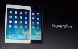 Apple công bố iPad mini 2 với màn hình Retina, giá từ 399 USD