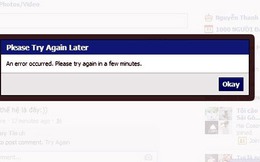 Facebook tê liệt, nhiều tính năng bị gián đoạn