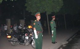 Hình ảnh an ninh triển khai từ nhà tang lễ tới Nội Bài trong đêm