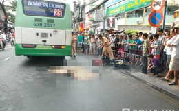 TP.HCM: Nữ sinh chết thảm dưới bánh xe buýt
