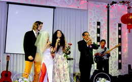 Mai Khôi mặc sexy trong đám cưới