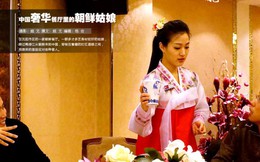 Thiếu nữ Triều Tiên xinh đẹp làm tiếp viên tại Trung Quốc