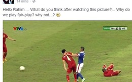 Fan Việt "gây bão" trên trang facebook của cầu thủ Malaysia