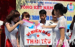 Học sinh Đông Kinh góp tấm lòng vì biển đảo thân yêu