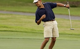 Obama bị "soi" đủ đường vì chơi golf sau vụ chặt đầu nhà báo Mỹ