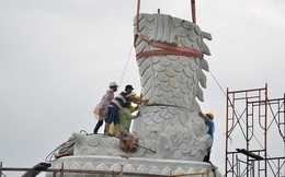 Ngắm “Cá chép hóa rồng” gần 200 tấn bên sông Hàn