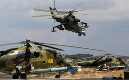 Trực thăng tấn công Nga áp sát Thổ Nhĩ Kỳ