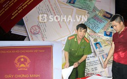 Làm giả cả chứng minh công an cực tinh vi ở Nghệ An