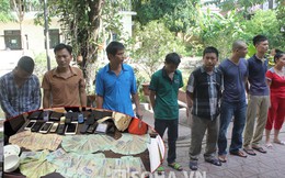 Hàng chục cảnh sát hóa trang đột nhập bắt ổ bạc lớn